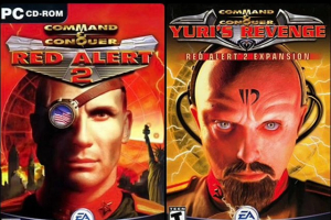 CD versions of Command & Conquer: Red Alert 2.  <br/>Keyables. 