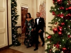 U.S. President Barack Obama and first lady Michelle Obama