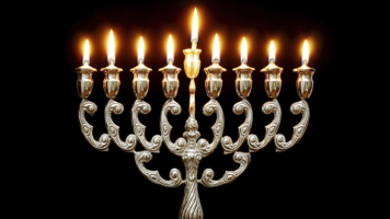 . Without Hanukkah, the celebration of Christ's birth - Christmas - would not be possible.  <br/>Stock Photo