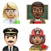 More professions expressed via new emojis.