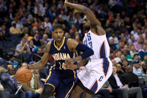 Paul George of the Indiana Pacers. <br/>Flickr/Joshuak8