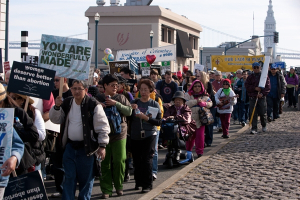 More than 40,000 people attended the 7th annual Walk for Life West Coast event on Saturday, January 22, 2011, in San Francisco, California. <br/>The Christian Post / Hudson Tsuei