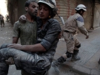 White Helmets, a volunteer rescue group working on the ground. 
