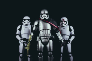 Darth Vader and Stormtroopers are among the iconic Star Wars characters that will appear in the recently released Rogue One: A Star Wars movie. The film is about a group of unlikely heroes that sets on a journey to steal the plans for the Death Star.  <br/>paintimpact.com via Flir