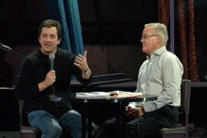 Clinical psychologist Dr. Henry Cloud (left) addresses parenting at Willow Creek Community Church in South Barrington, Ill., Jan. 30, 2011. <br/>Willow Creek Community Church via The Christian Post