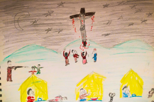 One little girl reflected her reality through art <br/>Christian Aid Mission