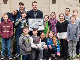 Chris Pratt at the opening of the Boys & Girls Club of Snohomish County <br/>Facebook