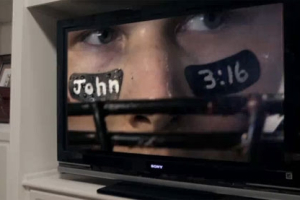 The John 3:16 commercial unexpectedly airs before the fourth quarter of Super Bowl. <br/>Fixed Point Foundation via The Christian Post