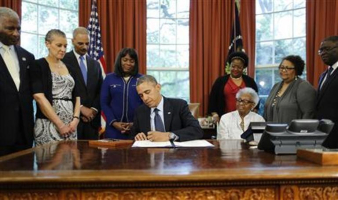 In one of his last official acts, President Obama designated Sixteenth Street Baptist Church and other civil rights landmarks in Birmingham, Ala., as the Birmingham Civil Rights National Monument. He also deemed two other national monuments:  Freedom Riders National Monument in Anniston, Ala., and the Reconstruction Era National Monument in South Carolina. <br/>Reuters 