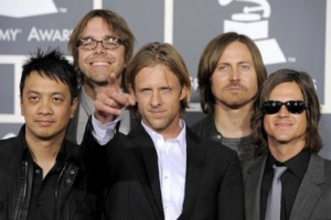 Switchfoot arrives at the 53rd annual Grammy Awards on Sunday, Feb. 13, 2011, in Los Angeles. <br/>AP Images / Chris Pizzello