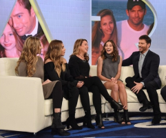Harry Connick Jr. pictured with his wife and three daughters during an episode of 
