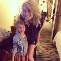 Britney Spears' sister Jamie Lynn Spears and her daughter, Maddie. Spears' family have said they 