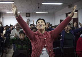 Open Doors reveals that there are 300,000 Christians hidden among North Korea's population of 26 million. <br/>Reuters