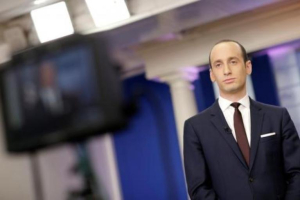 This photo shows the real Stephen Miller, Trump's policy aide, at which Twitter opposition was actually meant to be directed Sunday after he shared false statements about alleged voter fraud. Instead, everyone's angry messages mistakingly filled up the account of a pastor from Texas with the Twitter handle of @stephenmiller. <br/>Reuters 
