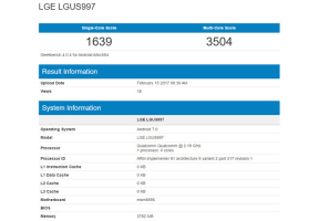 Could this be a variant of the LG G5 or LG V20, or might it be yet another new LG handset? Only time will be able to tell. <br/>Geekbench