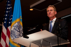 South Dakota Gov. Dennis Daugaard made South Dakota the first state this year to enact anti-LGBT legislation following the signing of S.B. 149 on Friday, March 10, 2017, which permits taxpayer-funded agencies to deny services to LGBT people, authorizing discrimination through the use of religious exemptions.  <br/>Washington Blade