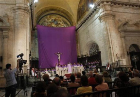 While the Cuban constitution now recognizes freedom of religion, it doesn't allow for constructing churches. However, a resurgence of Christians there are meeting in existing worship halls and homes.  <br/>Reuters 