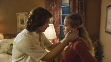Mike Vogel and Erika Christensen star as Lee and Leslie Strobel in the new faith-based film 