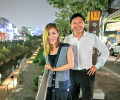 City Harvest Church senior pastor Kong Hee and wife Sun Ho on a ministry trip to Korea. <br/>Facebook/Kong Hee