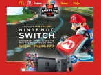 Free Nintendo Switch at McDonald's