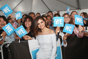 Host of WE Day California, actress/singer and UNICEF Goodwill Ambassador Selena Gomez attends WE Day California to celebrate young people changing the world at The Forum on April 27, 2017 in Inglewood, California.  <br/>Tommaso Boddi/Getty Images for WE