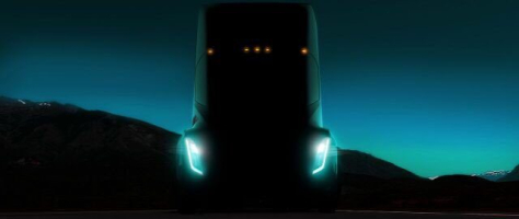 Tesla provides a teaser look at their upcoming electric truck, the Tesla Semi. <br/>Tesla