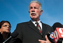In this file photo, Pastor Terry Jones of the Dove World Outreach Center speaks to the media on Thursday, Sept. 9, 2010. <br/>AP Images / Phil Sandlin