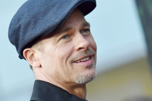 Executive producer Brad Pitt arrives at the Premiere of Amazon Studios 