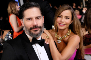 Actors Joe Manganiello (L) and Sofia Vergara in the audience during The 22nd Annual Screen Actors Guild Awards at The Shrine Auditorium on January 30, 2016 in Los Angeles, California. <br />
 <br/>Photo: Dimitrios Kambouris/Getty Images for Turner