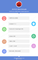 OnePlus 5 specs from Antutu website <br/>Antutu