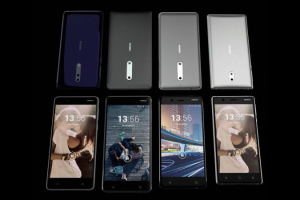 The rumored Nokia 9 is in the farthest left corner of the image <br/>Evan Blass