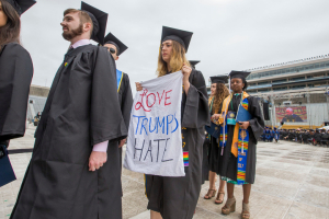 Franklin Graham has slammed the Notre Dame students who walked out during VP Mike Pence's commencement speech on Sunday. <br/>AP Photo