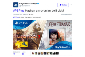 Killing Floor 2 and Life Is Strange are expected to spearhead June 2017's PlayStation Plus list of games for the Sony PS4. <br/>PlayStation Turkey