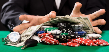 Gambling can quickly become an addiction that destroys lives, says Billy Graham. <br/>Stock Photo