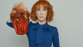 Kathy Griffin has been widely condemned for the grotesque image. <br/>Twitter