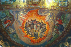 Pentecost signals the coming of fuller restoration and a greater celebration.<br />
 <br/>Wikipedia
