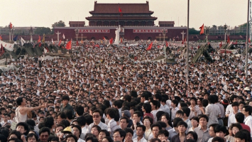 Tiananmen Square crackdown: On June 4th, 1989, Chinese troops violently reclaimed the square in Beijing which pro-democracy protesters had occupied for weeks. <br />
 <br/>Reuters