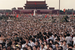 Tiananmen Square crackdown: On June 4th, 1989, Chinese troops violently reclaimed the square in Beijing which pro-democracy protesters had occupied for weeks. <br />
 <br/>Reuters