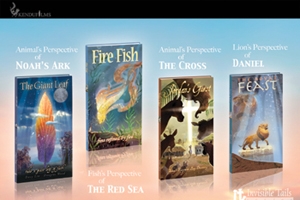 Cover pages of four children's books. <br/>Kendu Films 