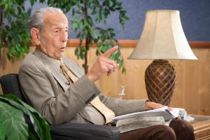 Harold Camping, president of Family Radio, speaks out for the first time since his failed prediction that the rapture and Judgment Day would happen on May 21. The address was broadcast live from the ministry's headquarters in Oakland, Calif., on May 23, 2011. <br/>The Christian Post / Hudson Tsuei