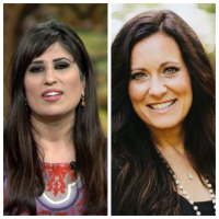 Naghmeh Panahi - formerly Abedini - has thrown her support behind Proverbs 31 president Lysa TerKeurst following her divorce announcement. <br/>Facebook/pic collage