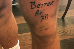 Justin's latest tattoo reads, 
