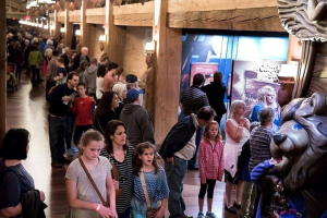 Visitors attend the Ark Encounter attraction in Kentucky <br/>Answers in Genesis