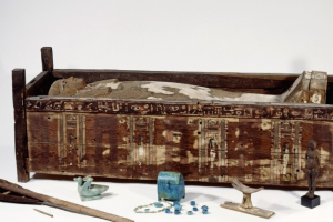 One of the mummies analyzed as part of the study. <br/>CNN