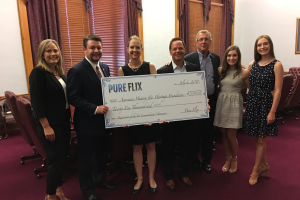 The donation was presented to the American History and Heritage Foundation at the Arkansas State Capitol Rotunda. <br/>Pure Publicity