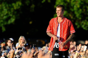 Justin Bieber has become increasingly outspoken regarding his faith in recent years. Here, he is seen performing at British Summertime, Hyde Park, in London, England.  <br/>KGC-138/STAR MAX/IPx 2017 7/2/17 