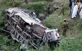 In January, at least 47 people, including 10 children and a newly-wed couple, were killed when a truck carrying a wedding party and guests veered off the road and plunged into a river.<br />
 <br/>Times of India
