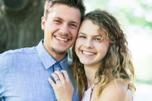 Austin Wesson, 19, and Rebekah Bouma, also 19, were killed just one day after getting married. <br/>Facebook