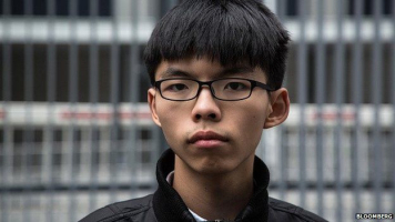 August 18, 2017: A Hong Kong court sent young activist Joshua Wong and two other student leaders to prison Thursday for their roles in huge pro-democracy protests nearly three years earlier. <br/>AP Photo
