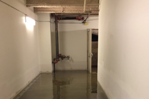 Images shared on social media showed the flooded interior of Lakewood Church <br/>Twitter